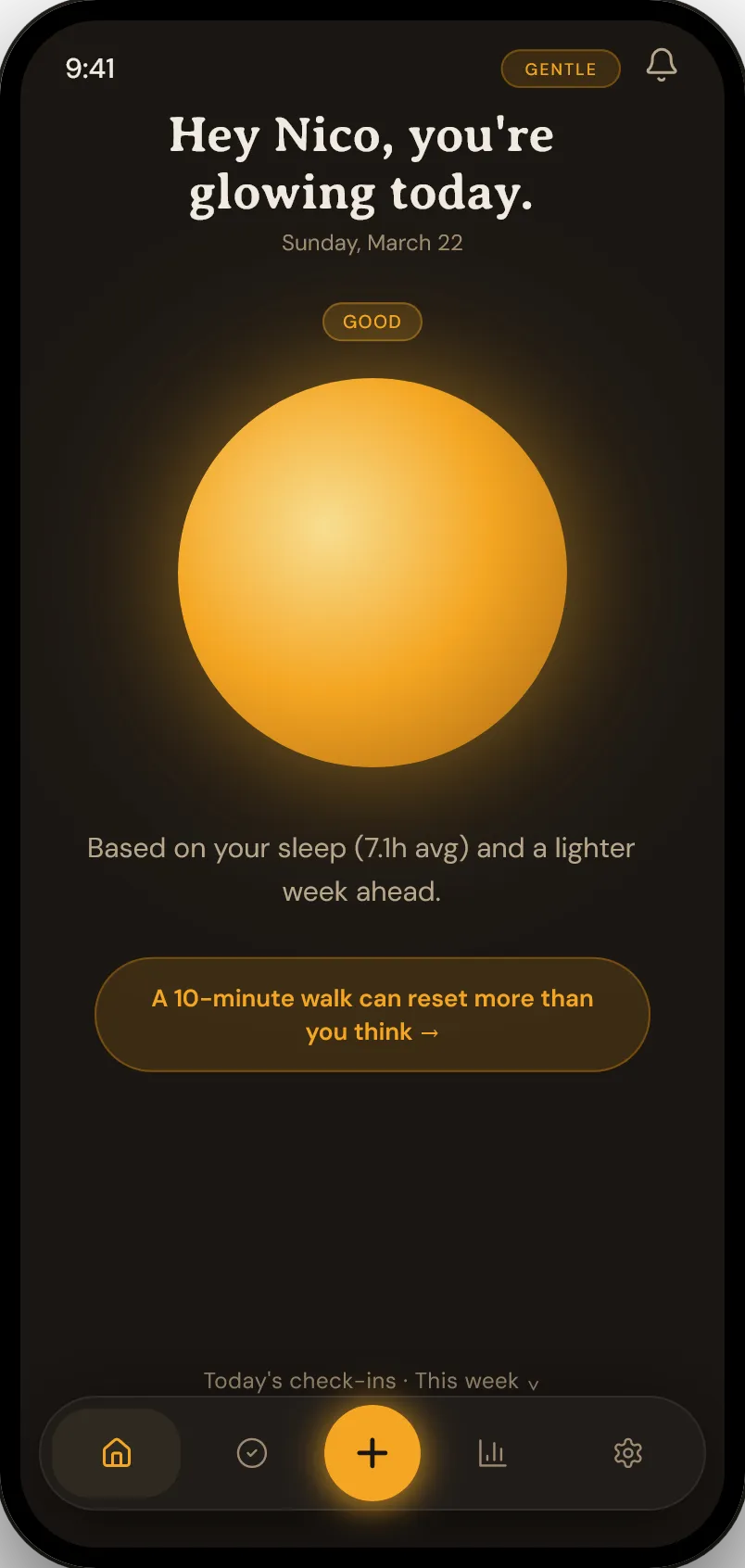 EmberSense screen