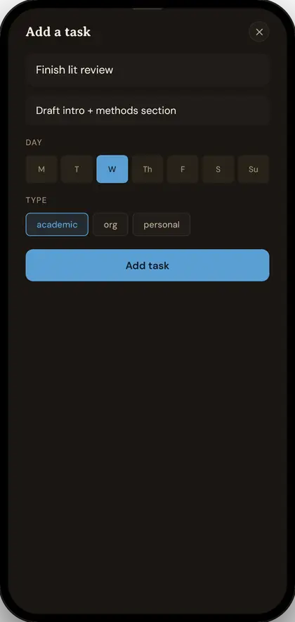 Add task