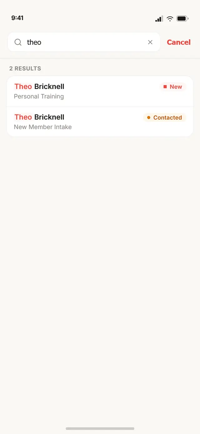 Search · across everything
