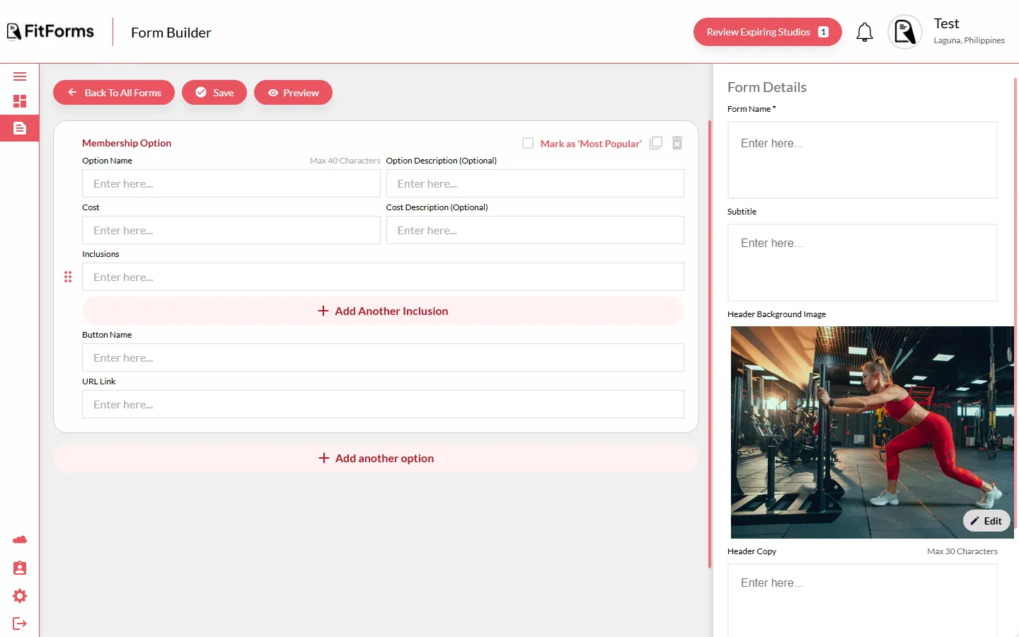 v1 plan tiers faked with text fields