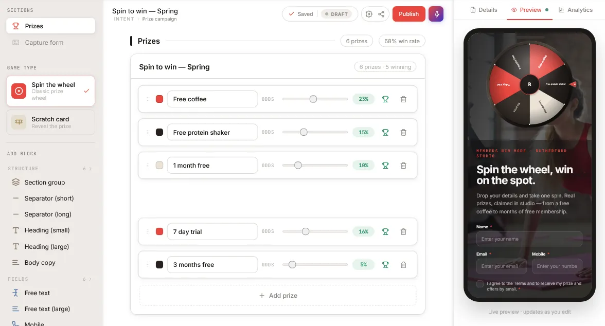 FitForms preview